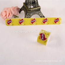 airplane advertising pvc slap snap bracelet